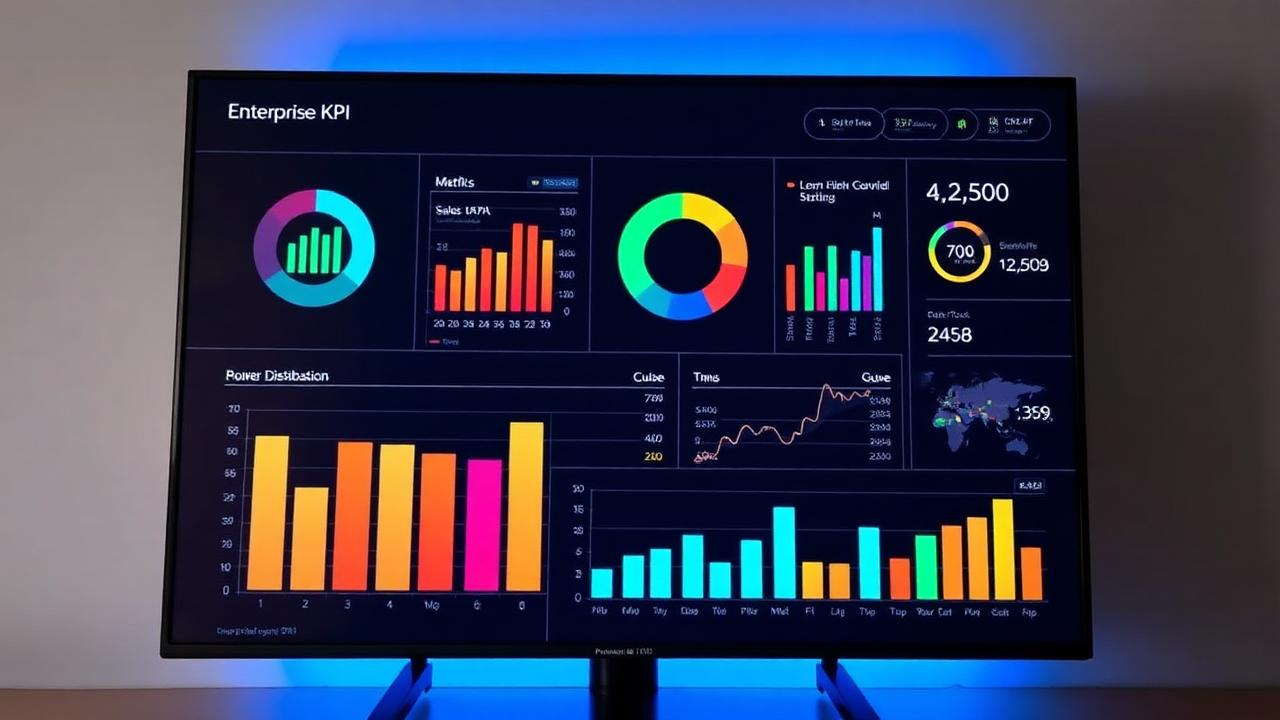 Dashboard de KPIs corporativos